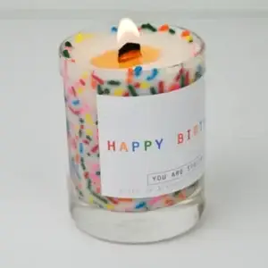 mini happy birthday candle